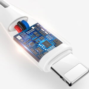 Dudao kábel USB / Lightning 5A kábel 1m fehér (L2L 1m fehér)