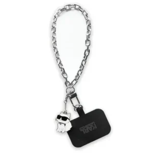 Karl Lagerfeld KLUCHCSKPK Universal Universal Hand Strap Choupette tok – ezüst