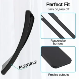 iPhone 17 Pro Matt hátlaptok fekete