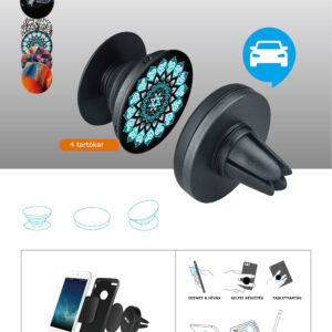 Astrum SH500 2in1 telefontartó és mágneses autós tartó