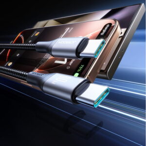 Joyroom S-A28 Flash Sorozat 60W USB-C – USB-C kábel 1m – fekete