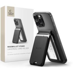 Tech-protect Magwallet Stand Magsafe Univerzális Mágneses Kártyatartó Fekete